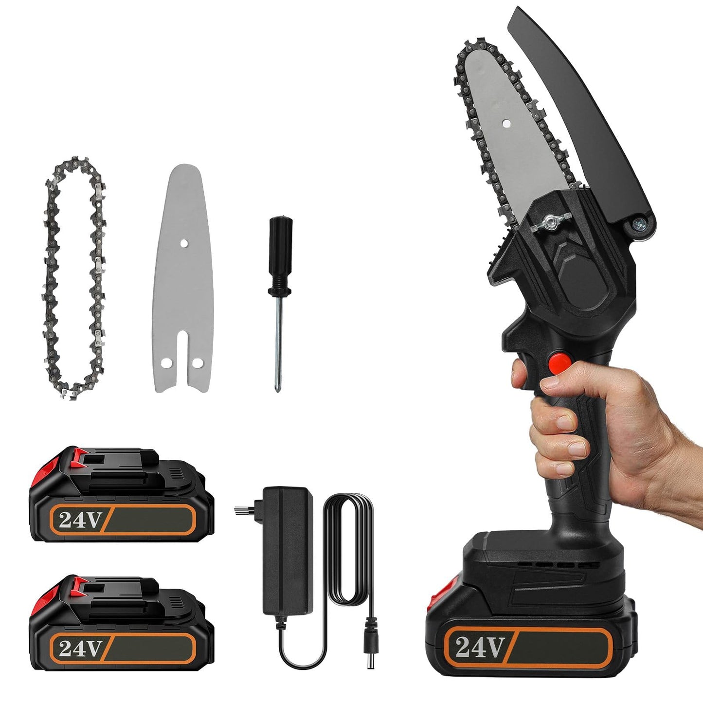 Moto Sierra De Mano 2 Baterias 48v